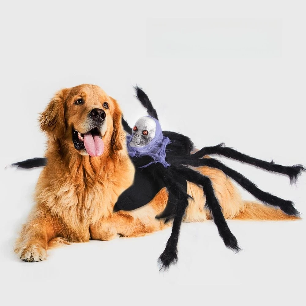 

Horrible Halloween Decorations Dog Costume Ghost Spider Dog Clothes Halloween Cosplay Party Dress Up Decor Pet Accessories