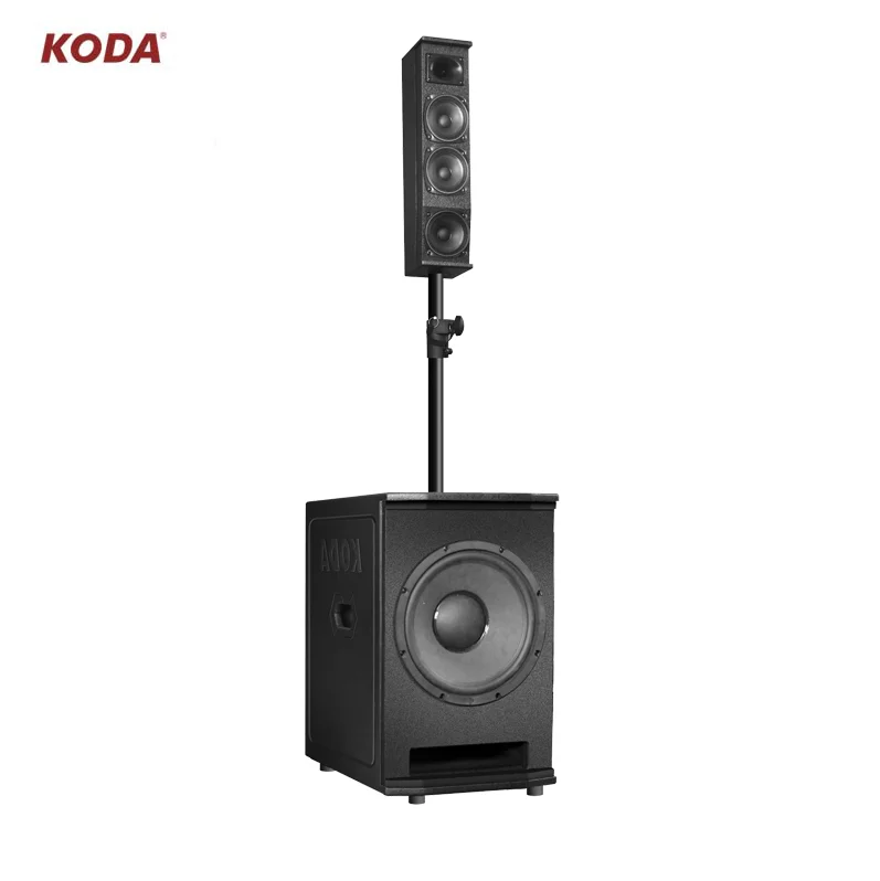 KODA Black Pa column speaker system line array column speaker