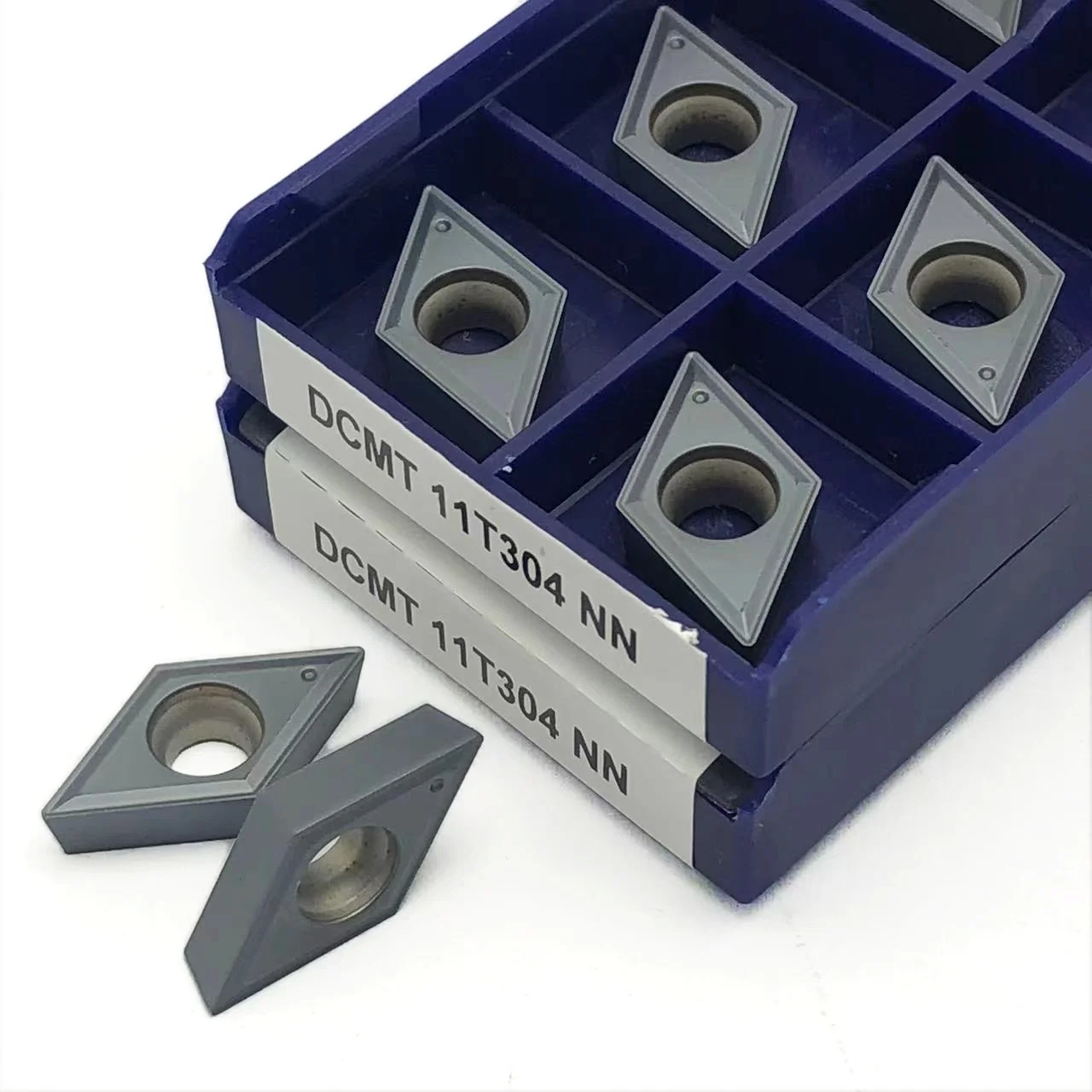 شفرة طحن كربيد CNC ، Dcmt 11t304 nn-PVD ، 10