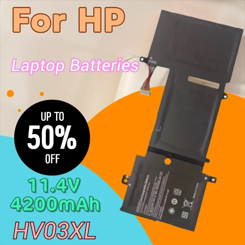 

New HV03XL Laptop Battery 11.4V 4200mAh for HP X360 310 G2 K12 HSTNN-LB7B 817184-005 TPN-W112 818418-421