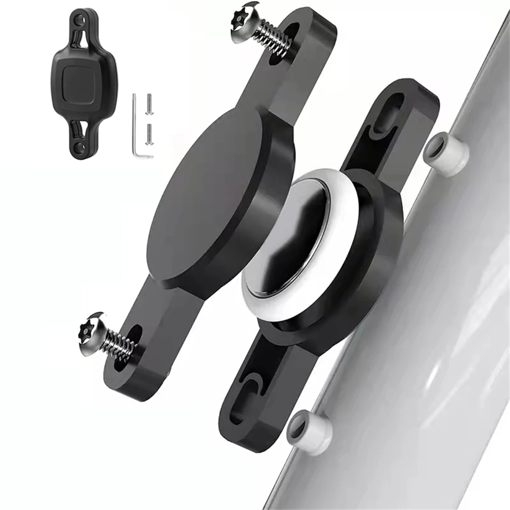 Bicycle AirTag Tracker Anti-theft Lock Mountain Bike Mount Bracket Locator Protective Cover Anti-lost Positioning Bracket