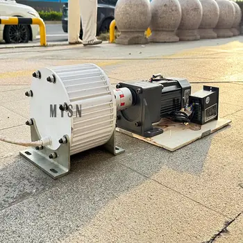 Generátor s permanentními magnety 30 kW, 10 kW, 20 kW, vysoce účinné střídavé alternátory 110 V, 220 V, 380 V s motorem s nastavitelnou rychlostí pro domácí použití 8 nejlepší prodej Generátor 10 kW - №1