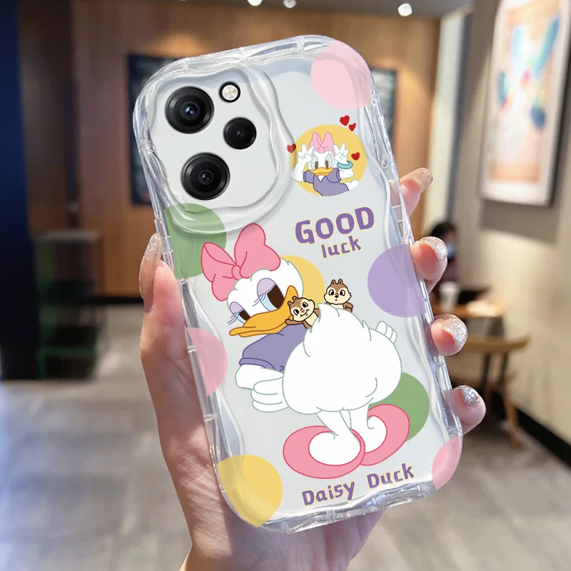 Disney Donald Duck Cream Phone Case For OPPO Find X3 Reno 11 8 7 6 5 4 Pro Lite F Z T A5 9 15S 2018 2020 Funda Soft Shell Cover