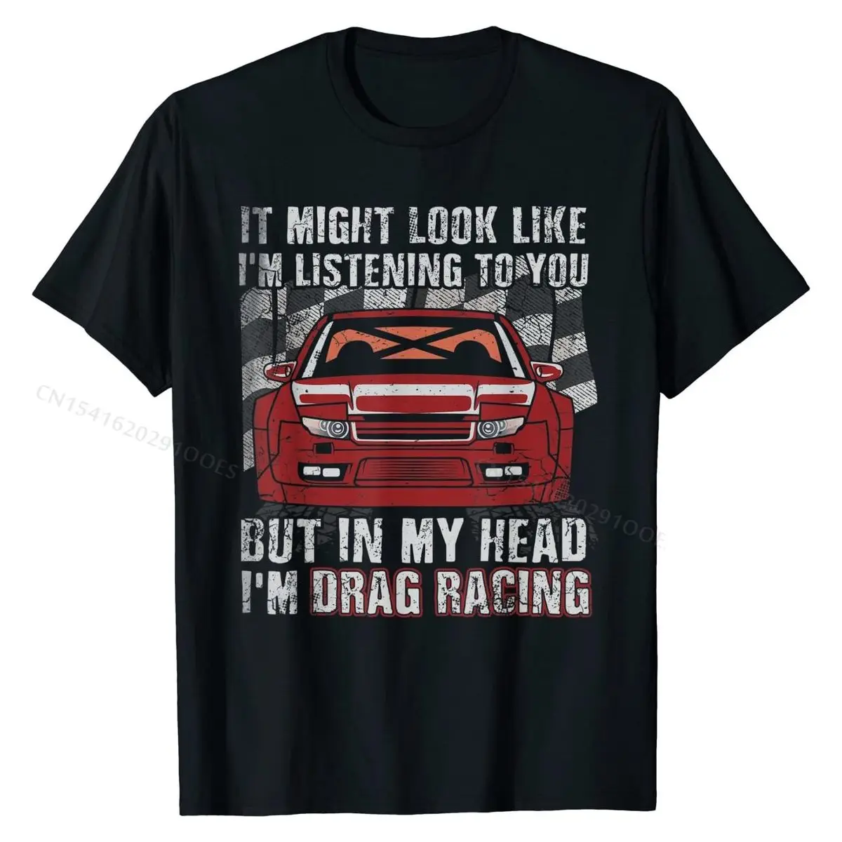 Drag Racing Car Funny Auto Dad Father Gift T-Shirt Hip Hop Men T Shirts Printed On T Shirt Cotton Summer