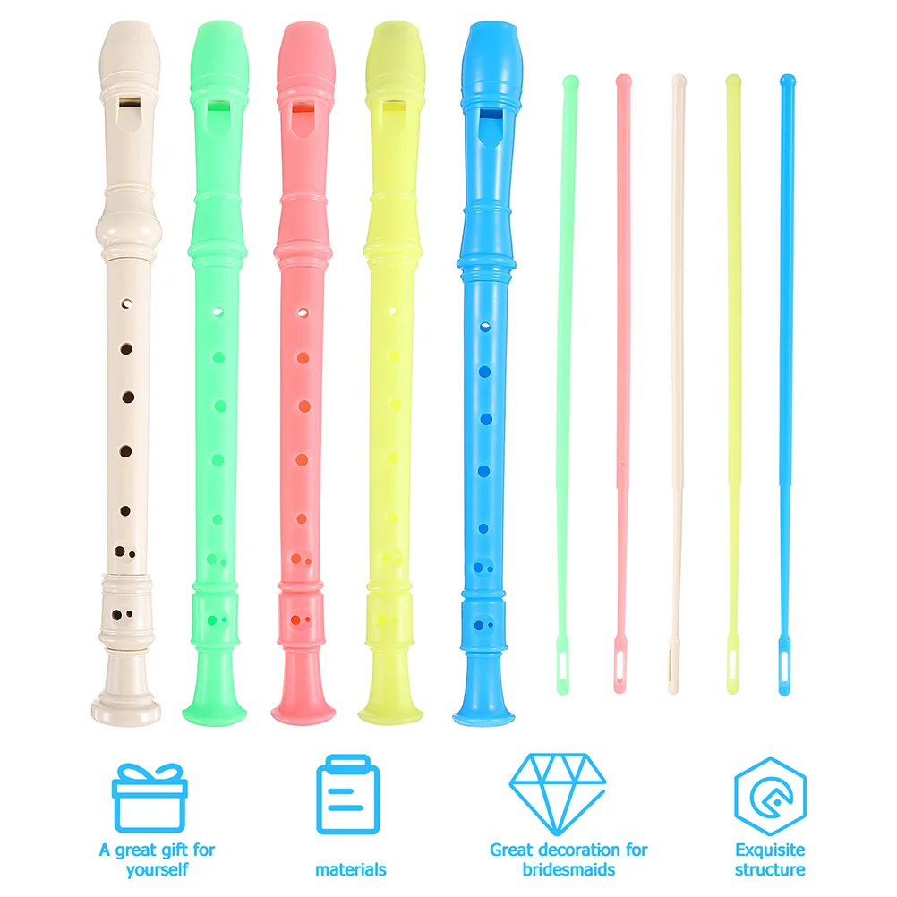 

Plastic 8-Hole Professional Wind Instrument For Kids Beginner Wind Instrument Children Music Practice Flute Student Training
