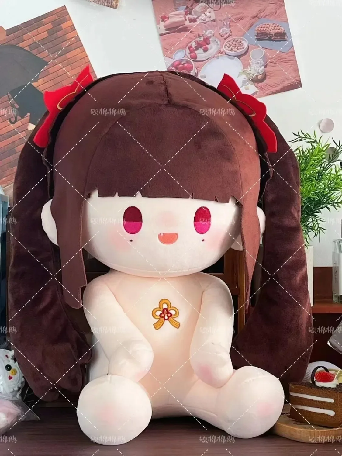 40CM Honkai: Star Rail Sparkle Role Handsome Adorable Soft Plush Doll Body  Dress Up Stuffed  Sitting Posture Pillow Cushio