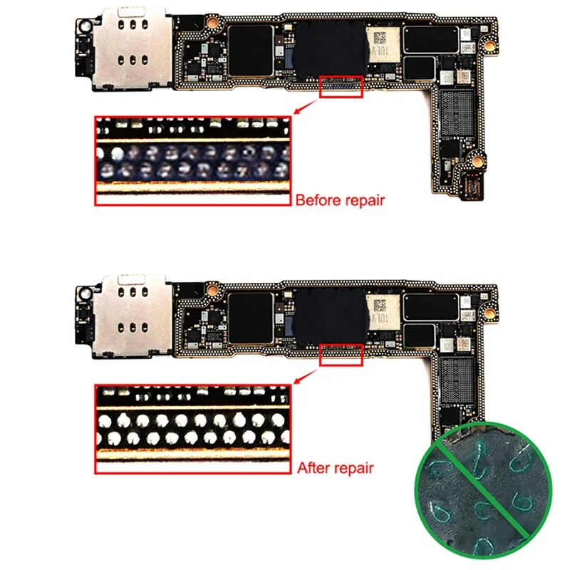 ELIFE Dot riparazione aletta di saldatura Pad di saldatura a punti RL-007GA scheda di saldatura iPhone sostituzione Flywire riparazione IC Fix 1400