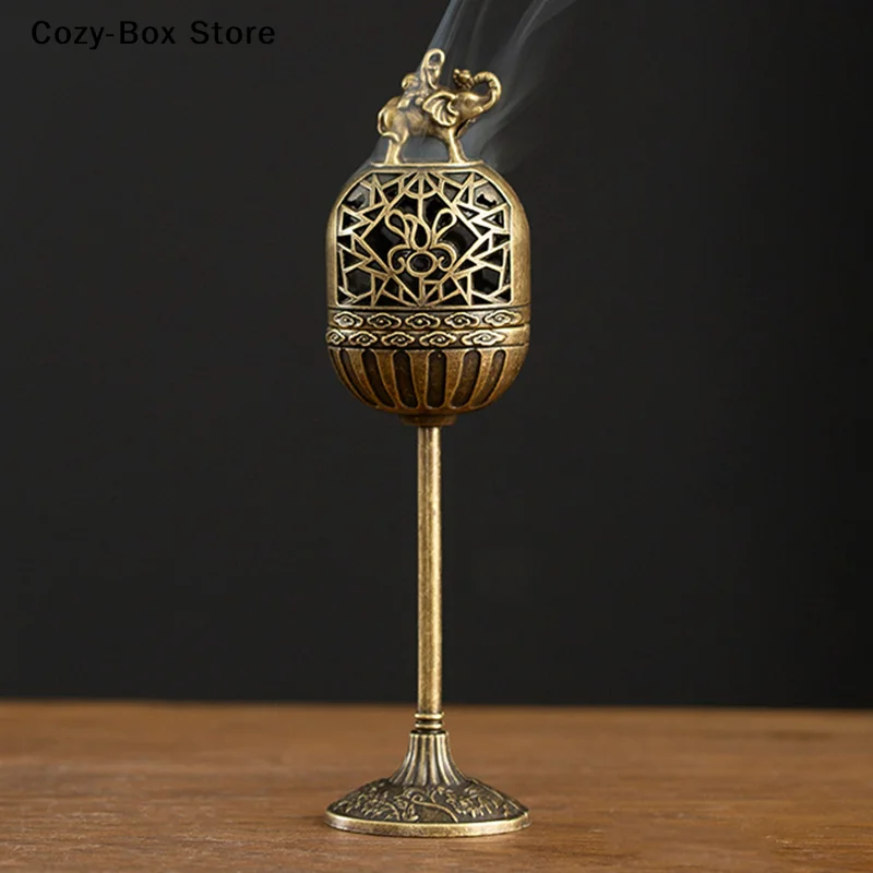 [ZY]Vintage Alloy Incense Burn - Home Fragrance Miniso review and price