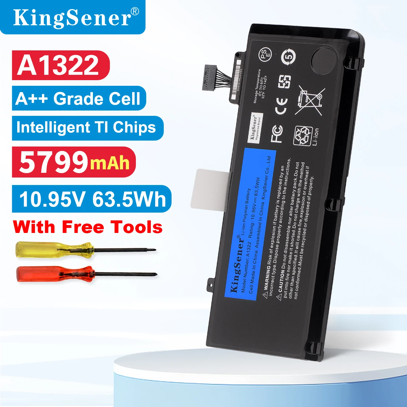 KingSener A1322 A1278 Battery For Apple MacBook Pro 13