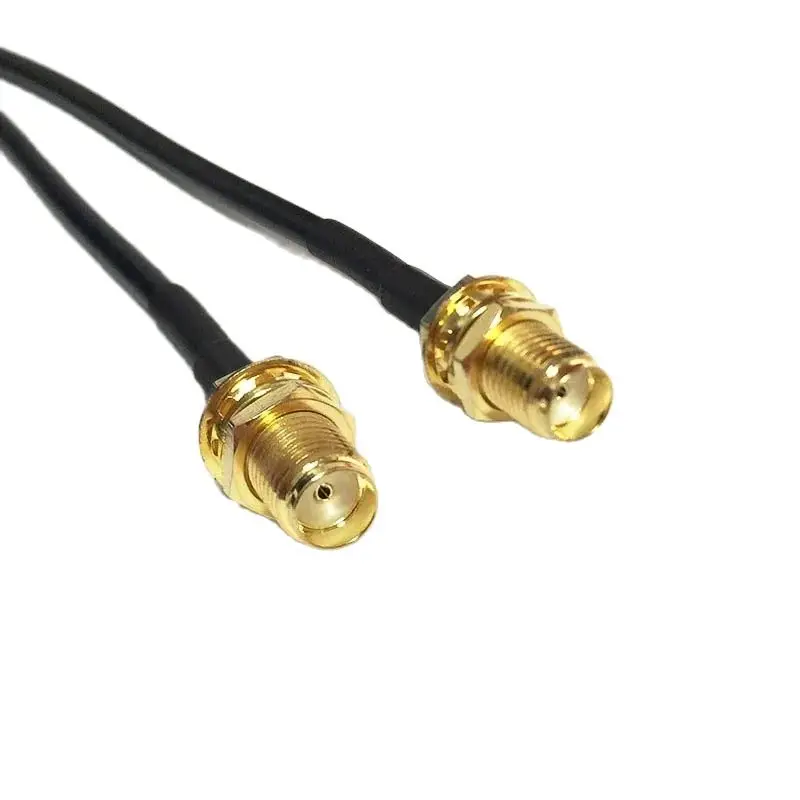 Cabo Router WiFi com SMA Fêmea Jack Nut, Interruptor Pigtail, RG174, 20cm, 8 "Adaptador, Atacado