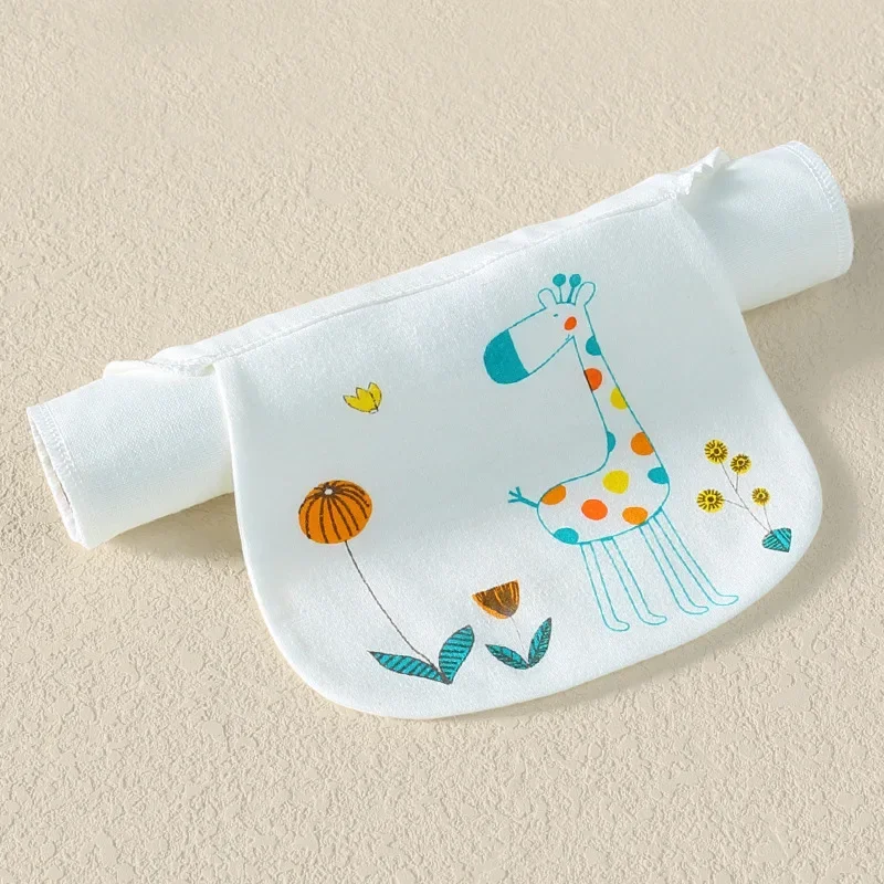 Baby Sweat Absorber Baby Cotton Gauze Kindergarten Backrest for Children Breathable Sweat Absorber Cartoon