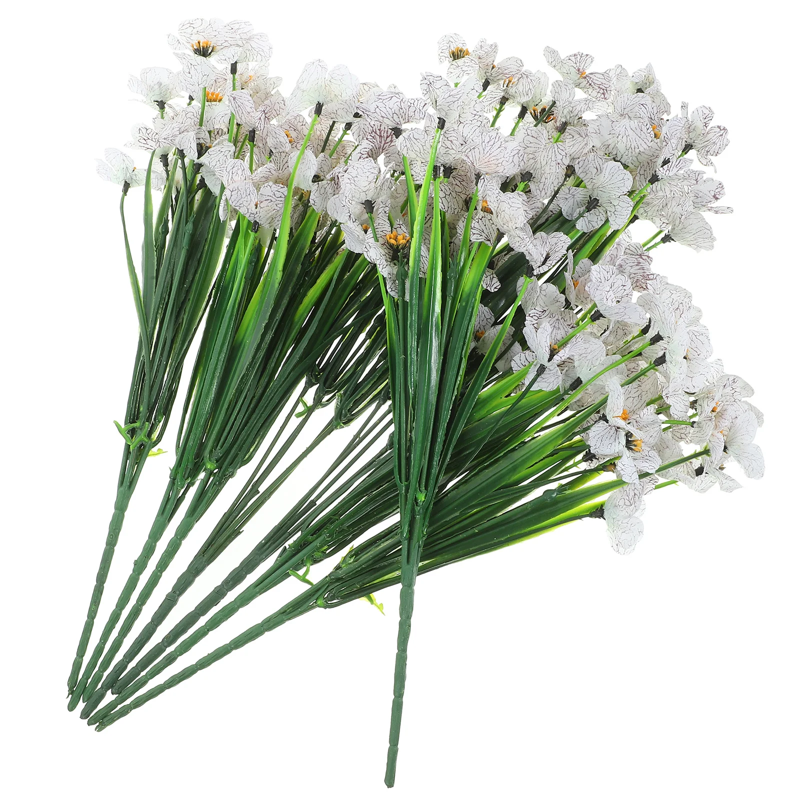 

8Pcs Artificial Violet Flowers Fake Violet Flower Bouquet Long Lasting Outdoor Indoor Decoration for Festival Home Decor