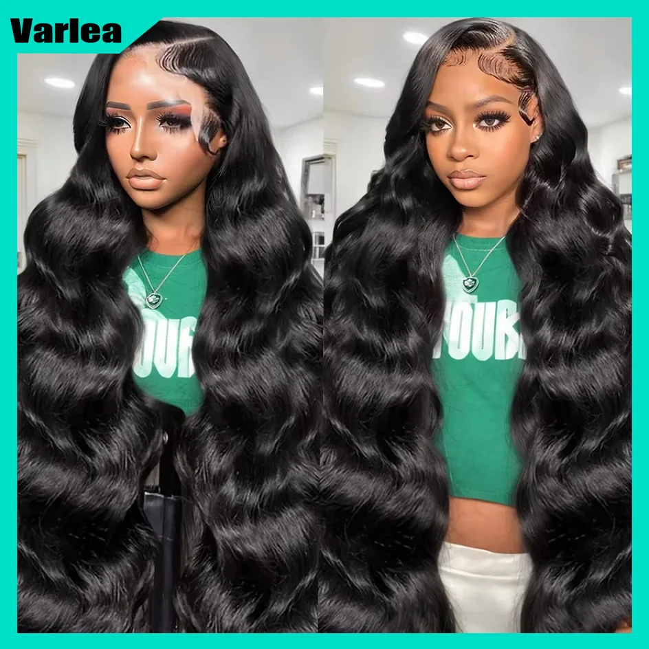 Varlea 200% Density Body Wave Human Hair Wigs 40 Inch 13x6 Lace Front Human Hair Wig 13x4 Lace Frontal Loose Body Wave Brazilian