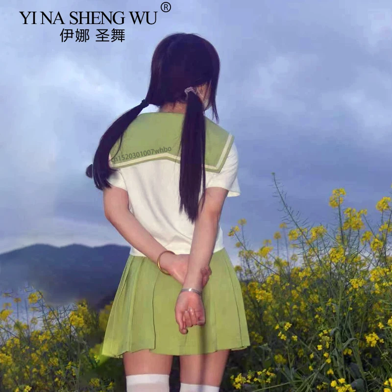 Anime Game Cosplay Sailor Suit Grass God Cosplay Clothing JK Uniform Japanese Spring Summer Girls Woman Student School Uniform