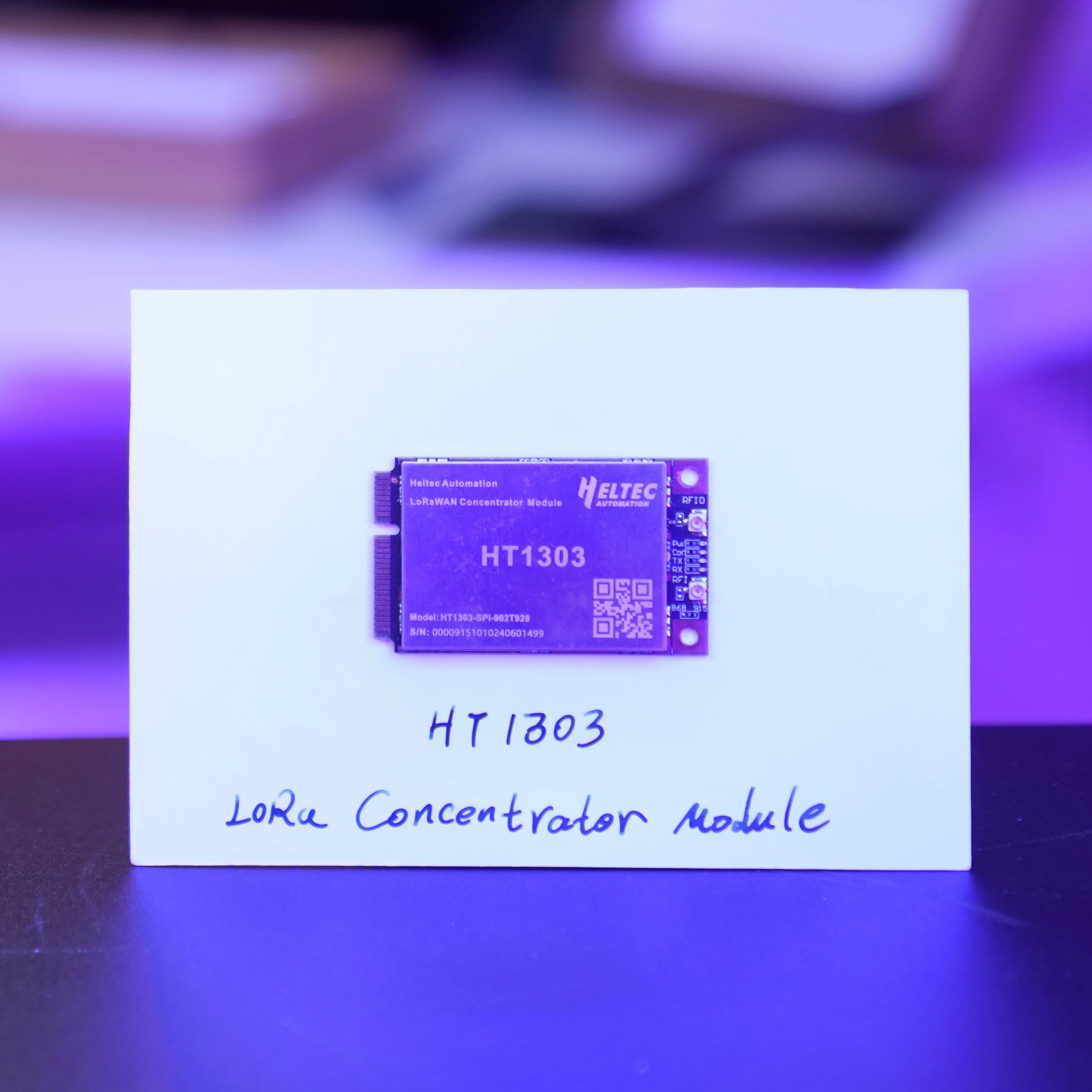 

HT1303 LoRaWAN Concentrator SX1303+SX1250 LoRa/LoRaWAN Gateway Base Station Module 1301/1302/1308 Upgrade Version Heltec