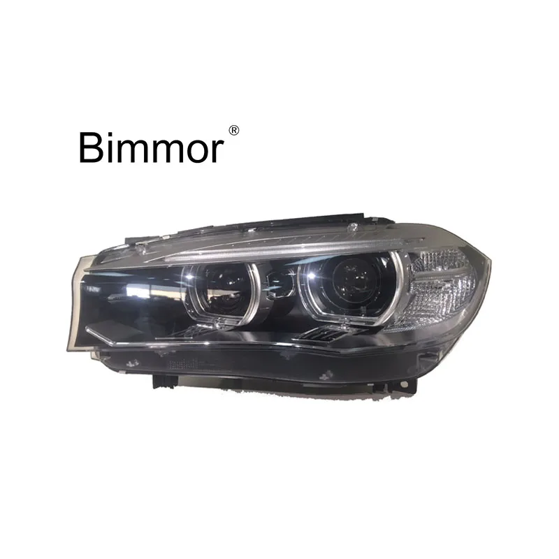 Bimmor Auto Headlights for BMW X5 F15 Headlight Xenon Head Lamp 2014 2015 2016 2018  Semi Assembly Head Light Lamp Factory