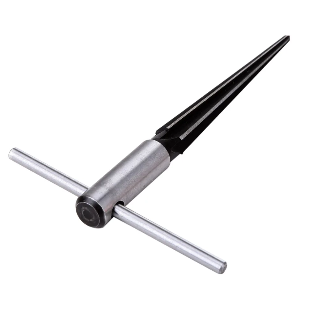 2PCS T-Handle Tapered Pin Hole Reamer 3-13mm Range+5-16mm Range Silver Guitar Reamer Tool Metal Luthier Reamer Set