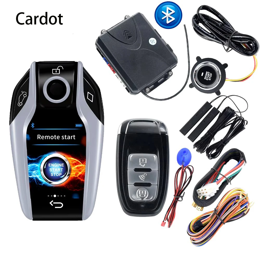 Cardot Global Universal Remote Key Remote Start Car Alarm Smart Phone App Control