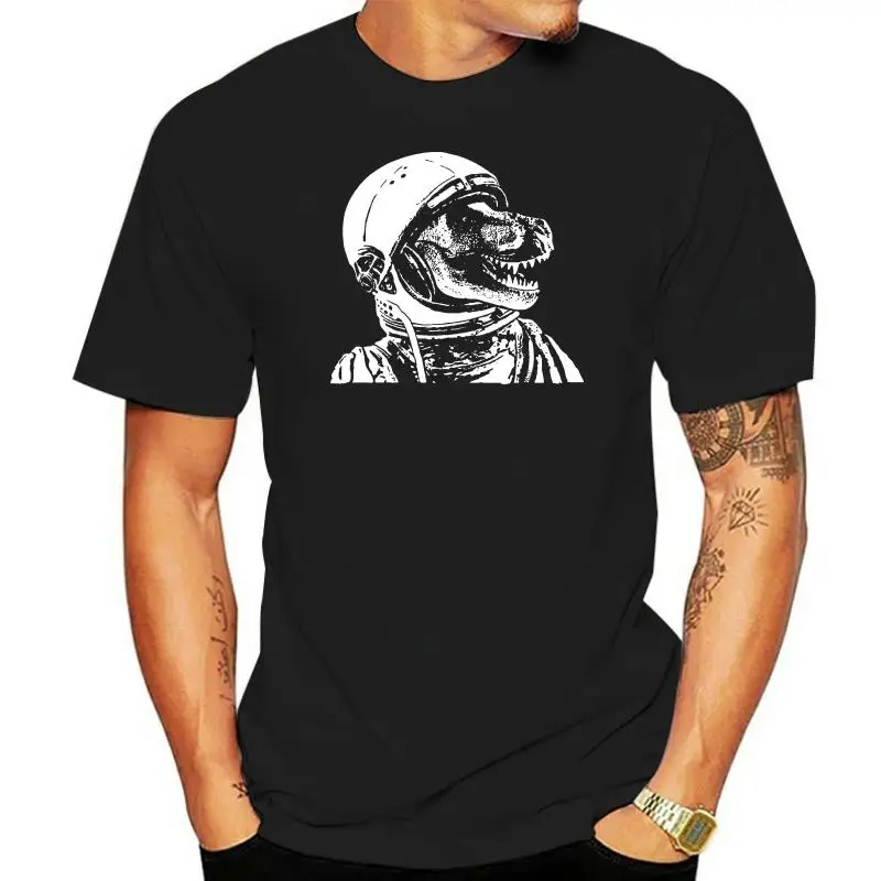 T Rex Space Dinosaur Tee Shirt Astronaut Dinosaur Tee Shirt 2023 New Trendy Hot Sale Men High Quality Logo Shirts