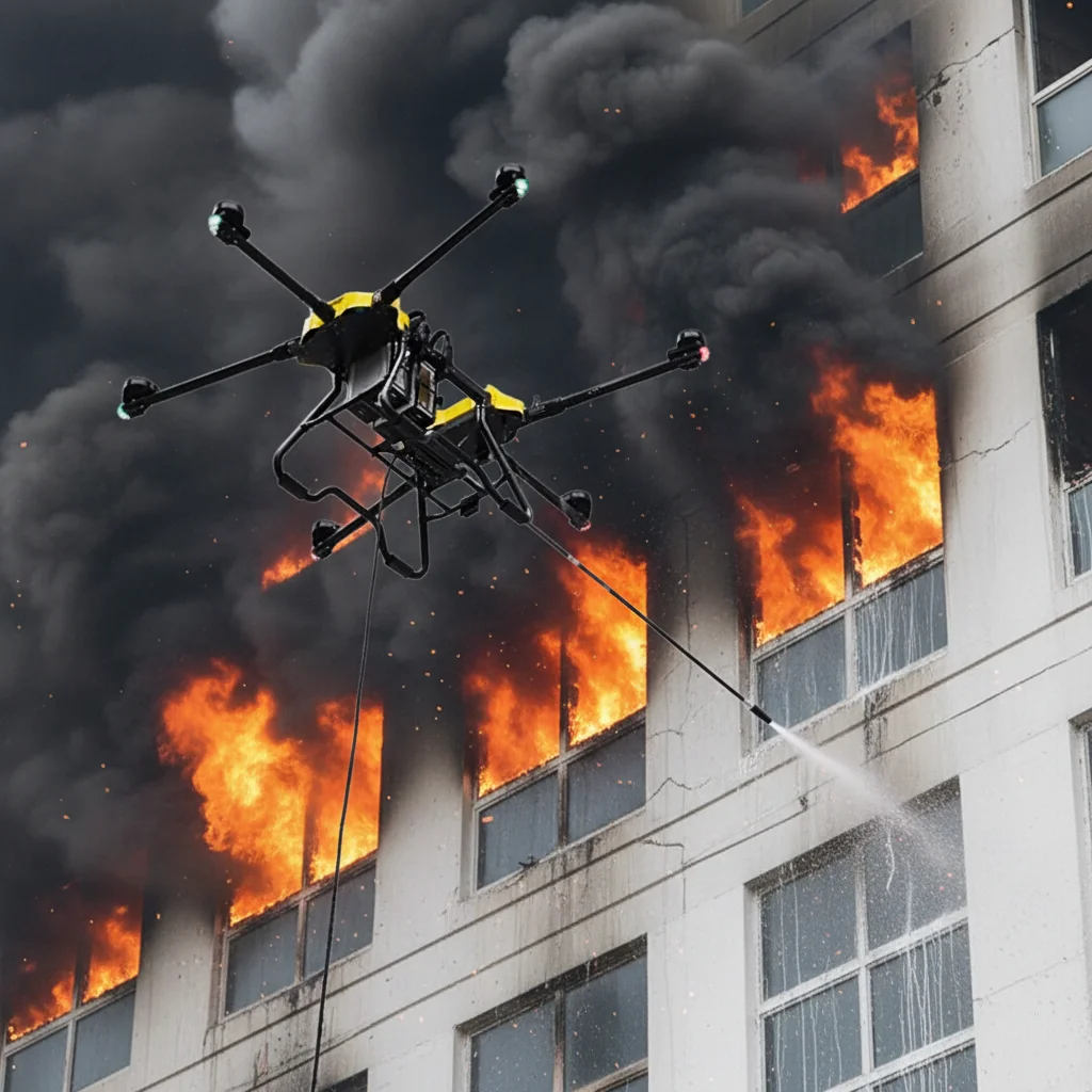 For High Efficiency Fire Fighting Drone JT Cleaning Core Remote Control 3-Year Warranty Cost-effective for Home Use
