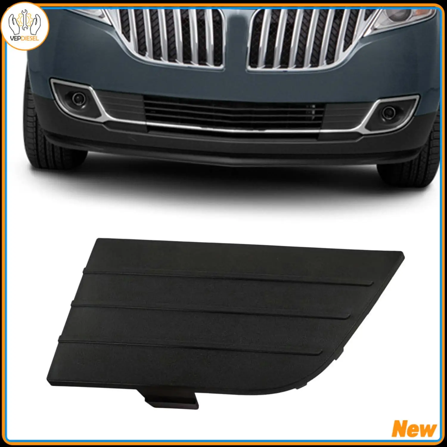 1pc BA1Z17K946B New Bumper Face Bar Grilles Driver Left Side LH Hand For Lincoln MKX Car Accessories