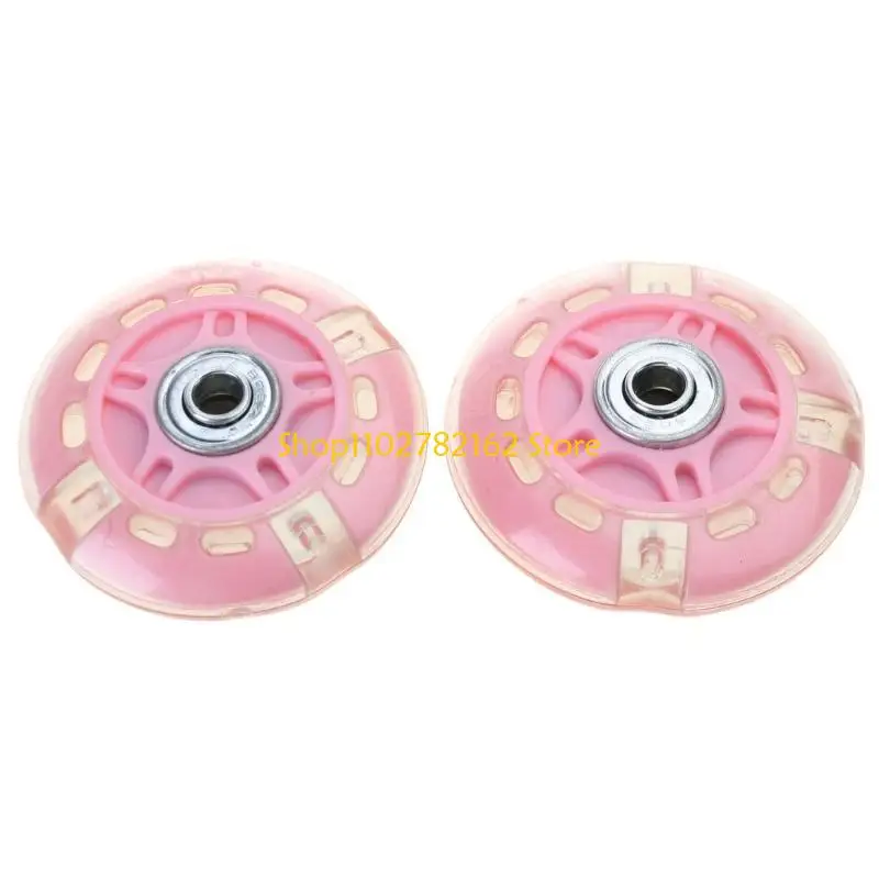 547B 2pcs Mountain Skateboards Wheel Colorful Light Thickness Kids Scooters Wheel Enhances Cycling Enjoyment