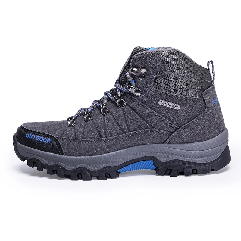 

High-top Boots Men Outdoor Anti-slip Thick-soled Comfortable Ankle Boots Men Breathable Shock-absorbing Casual Hiking Shoes Men