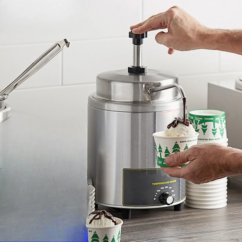 

Fructose Press Electric Soy Cheese Insulation Bucket Warm Sauce Pump Liquid Heating Sauce Pump