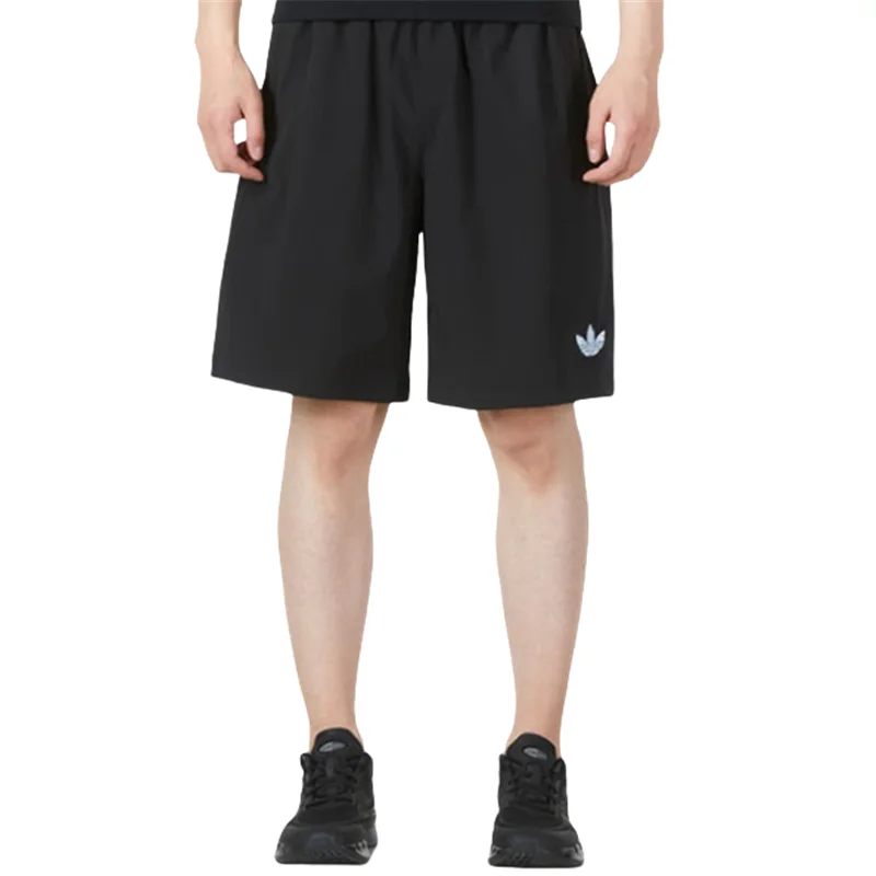 

Adidas Originals Clover Мужские спортивные шорты Уютные вентилируемые шорты для отдыха Быстросохнущие черные XS-XL HM8031