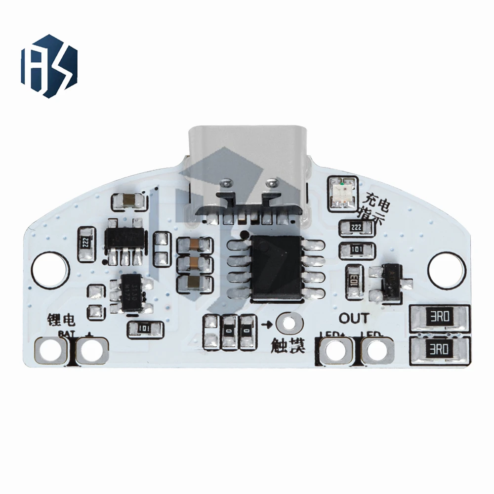 USB C Touch Dimmer Controller For LED Lights – 3A Output, Memory Function, 5V-12V, 1m Cable, Single Color Dimming