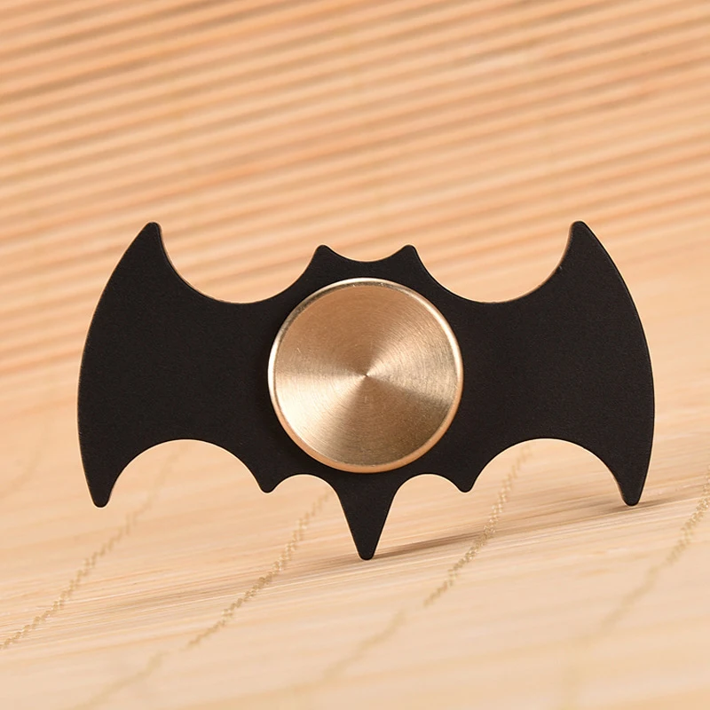 Fidget Spinners en forme de chauve-souris en métal pour adultes et enfants, gyroscope à main EDC, jouet de décompression, cadeaux exquis, anlande, TDAH, trucs sympas