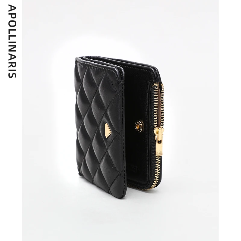 apollinaris-genuine-leather-wallet-women's-short-style-soft-cowhide-multi-functional-coin-purse-card-holder-integrated