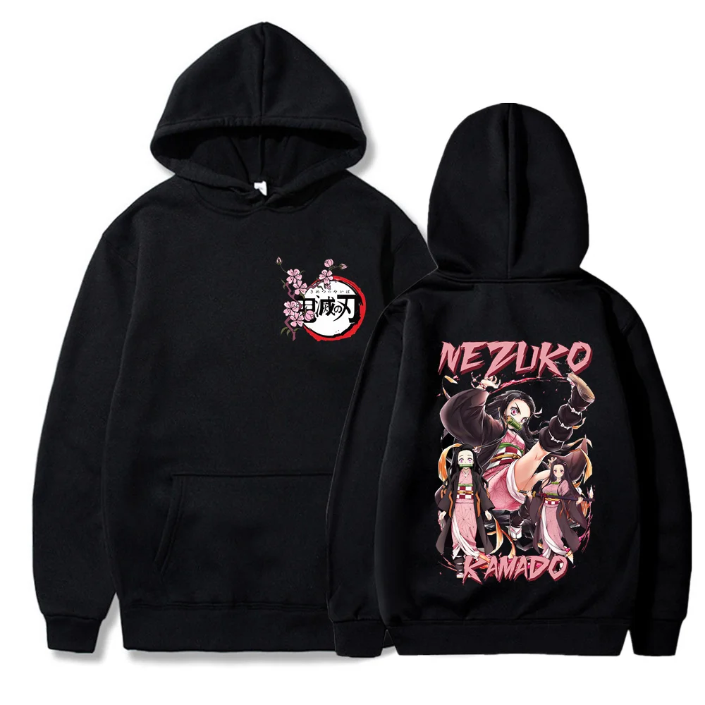 Nezuko Kamado - Demon Slayer Lightweight Hoodie Autumn and Winter Men's  Fashionable Warm Sweatshirt