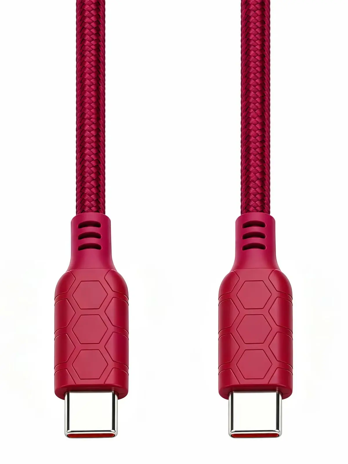 USB-C zu USB-C Kabel 100W PD Schnellladung Typ-C Ladekabel mit E-Marker Chip, 480Mbps Datensynchronisation für Handy Tablet Laptop