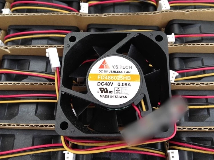 

Бесплатная доставка новый FD486025HB 6025 6 см 0,09 А 48 В трехпроводной вентилятор охлаждения