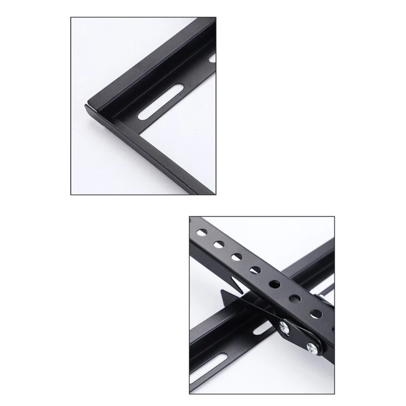 Прочная фиксированная телевизионная настенная кронштейна для 40-80-дюймовых телевизоров с плоским экраном держит до 99,21 фунта