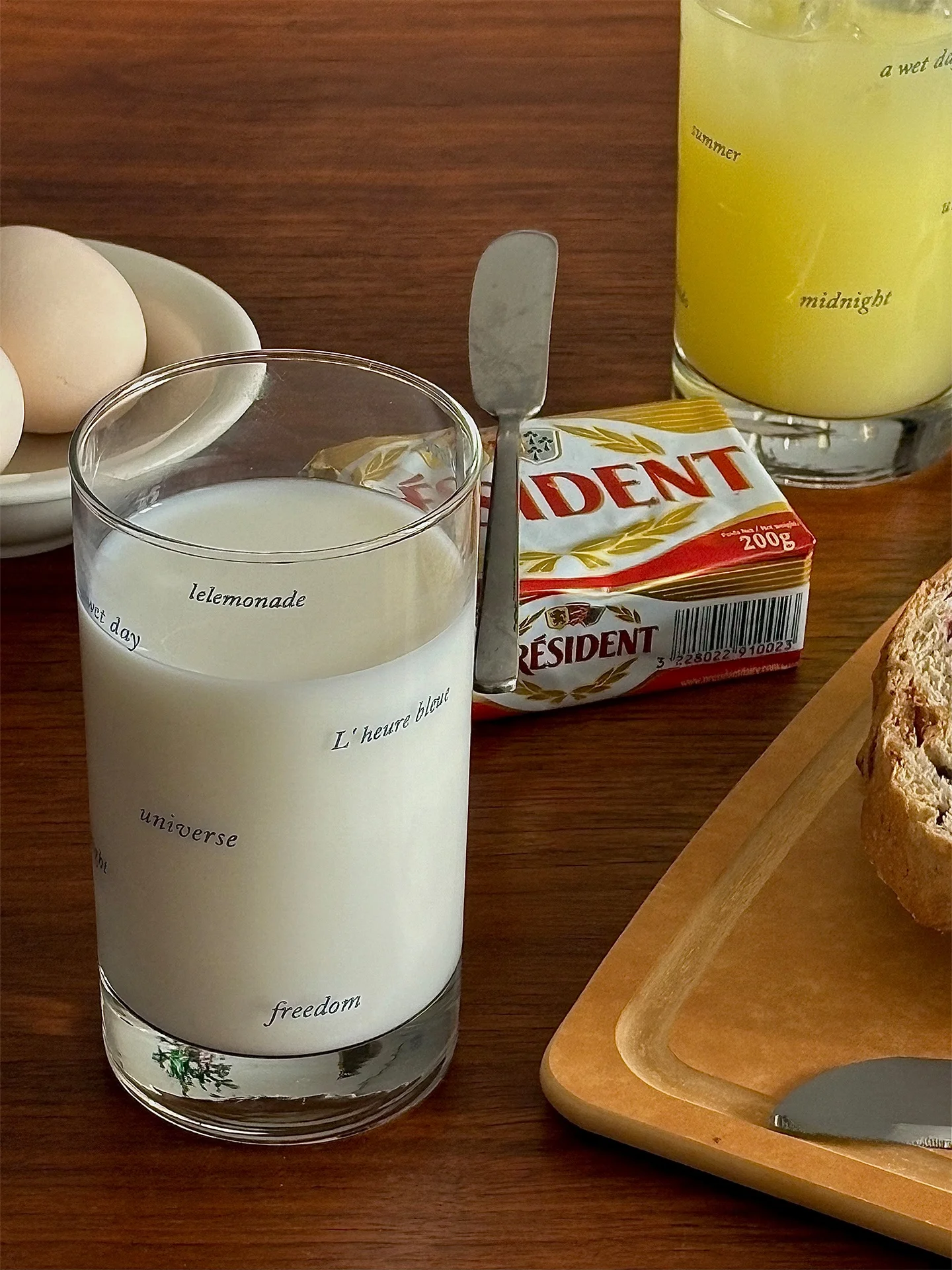 

Стеклянная кружка LeLemonade из утолщенного боросиликатного стекла, женская модель, новая зимняя коллекция, термостойкая, синяя, цилиндрическая, с рисунком