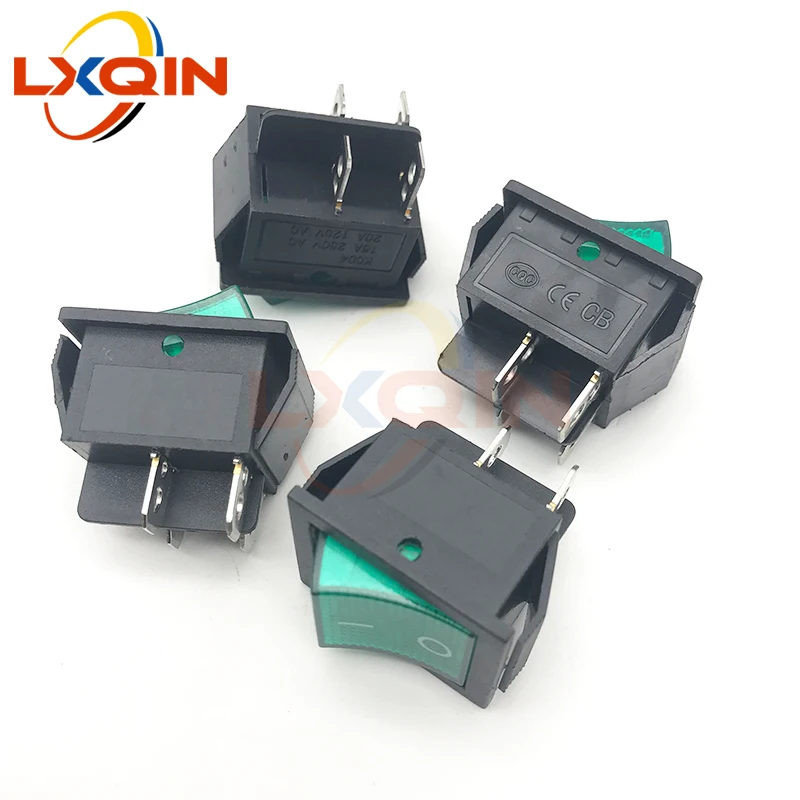 LXQIN Black Rocker Switch Power Switch ON-OFF-ON 3 Position The Arrowis Reset 16A 250VAC/20A 125VAC