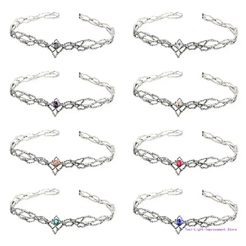 

C63E Adjustables Size Party Crowns with Elegant Designs for Stylish Individuals