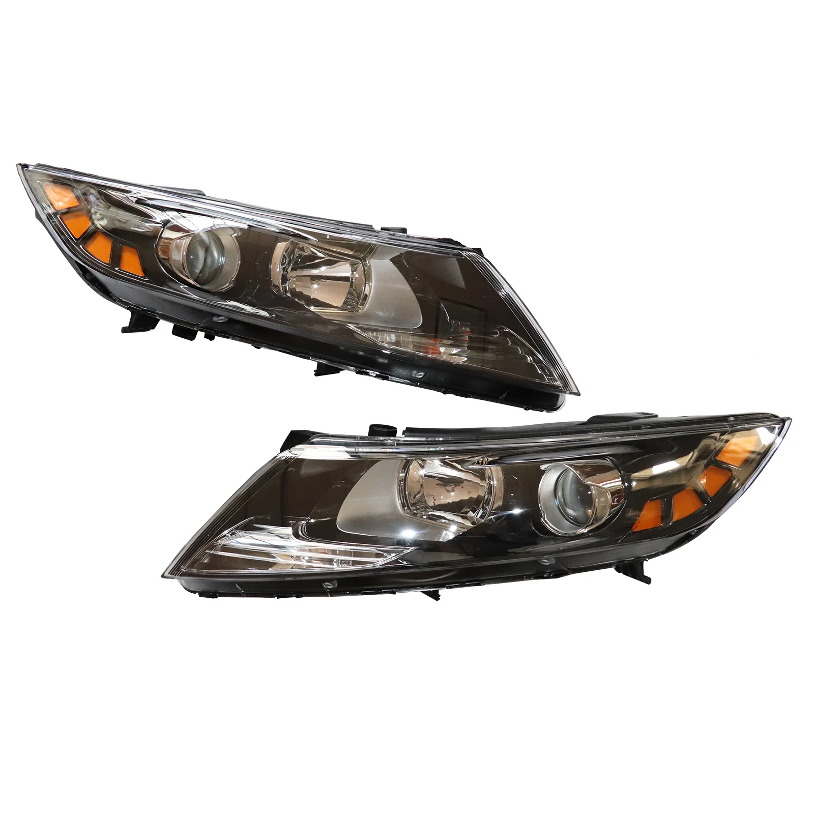 Halogen Headlight Headlamp For 2011 2012 2013 Kia Optima Left / Right Side Chrome Housing Clear Lens