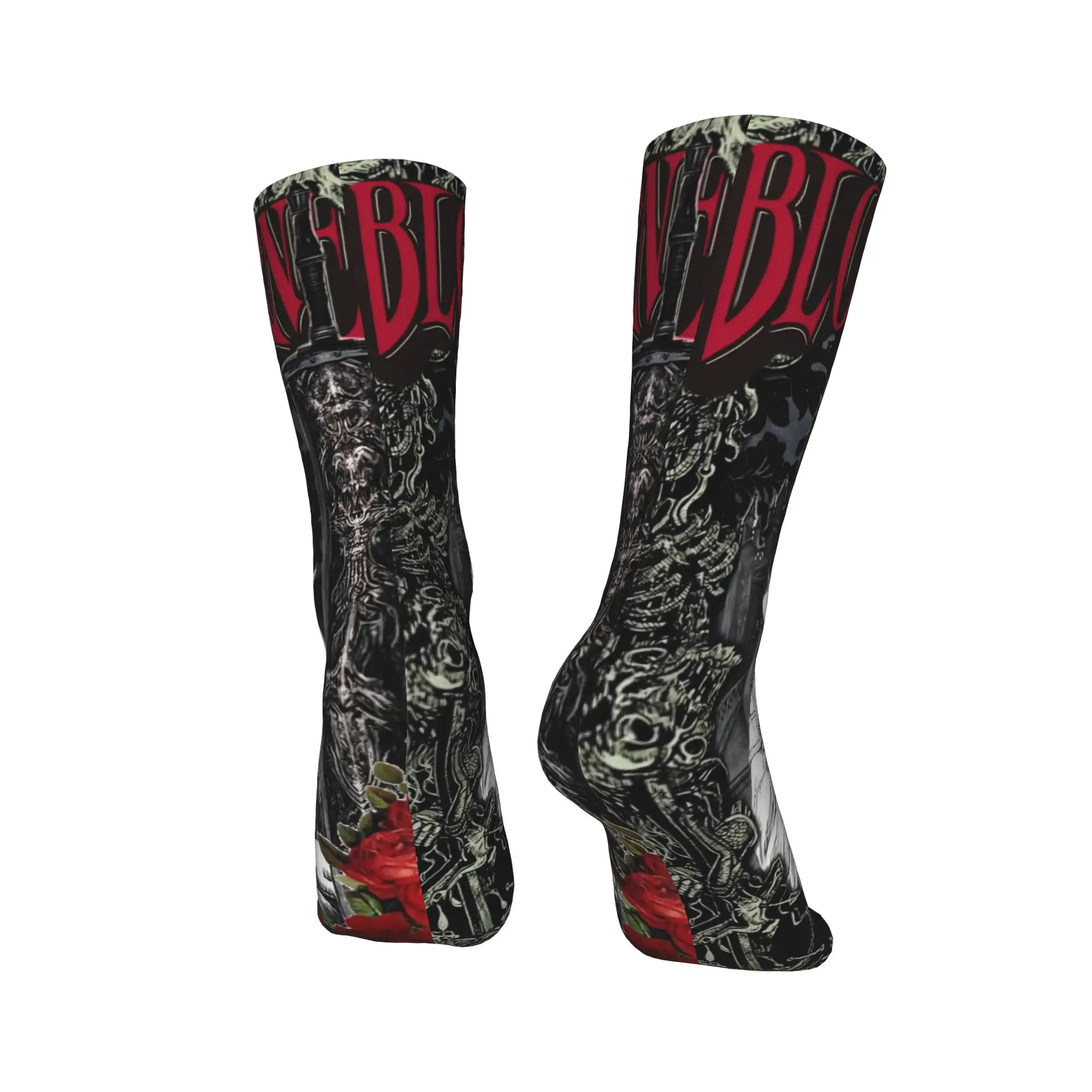 Bloodborne Dark Souls Socks جوارب جديدة ربيعية مضادة للانزلاق جوارب رجالية تصميم مريح جوارب رياضية خارجية #4