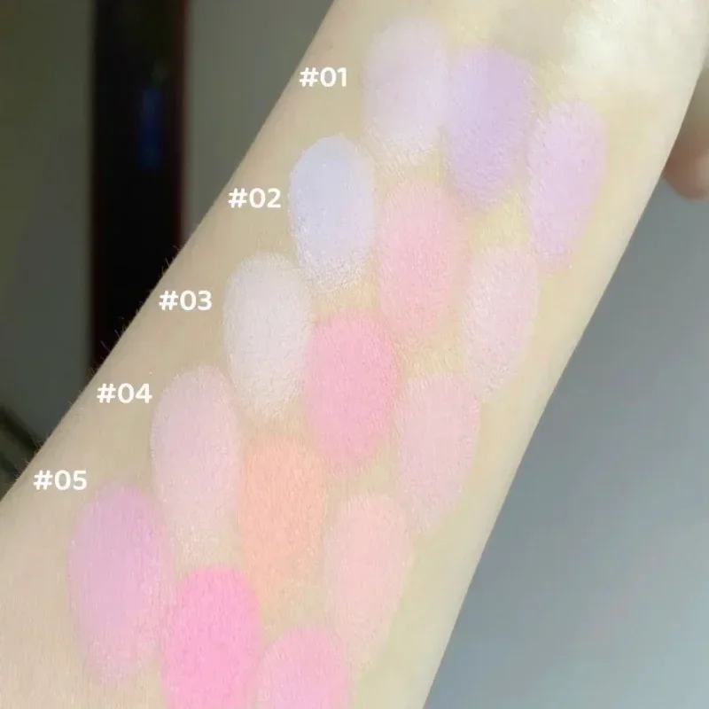 زهرة تعرف أحمر الخدود ، حورية البحر ضوء القمر ، التدرج ثلاثي الألوان ، مطفي النهاية ، نباتي ، خالية من القسوة ، ماكياج العلامة الخاصة