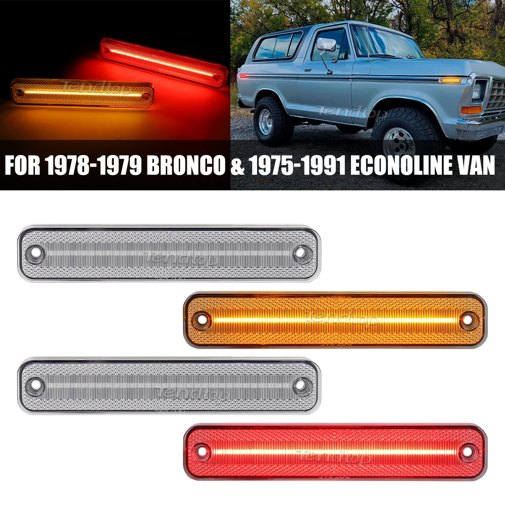 

4 шт., фонари для задних габаритных огней Ford Bronco 1978-1979