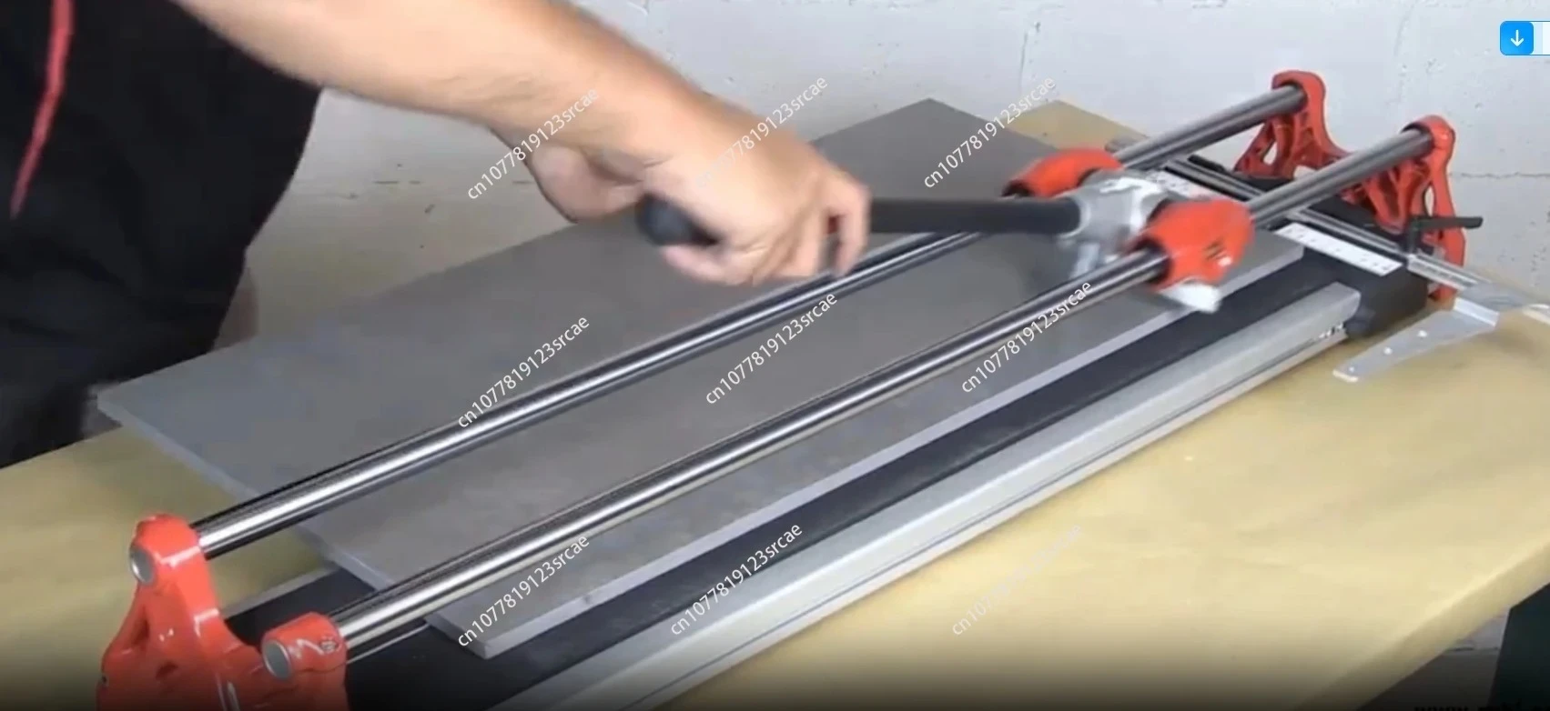 

Ручной плиткорез для керамической плитки и кирпича, 1200 мм, высокоточный, с механизмом толкания, для настольной резки