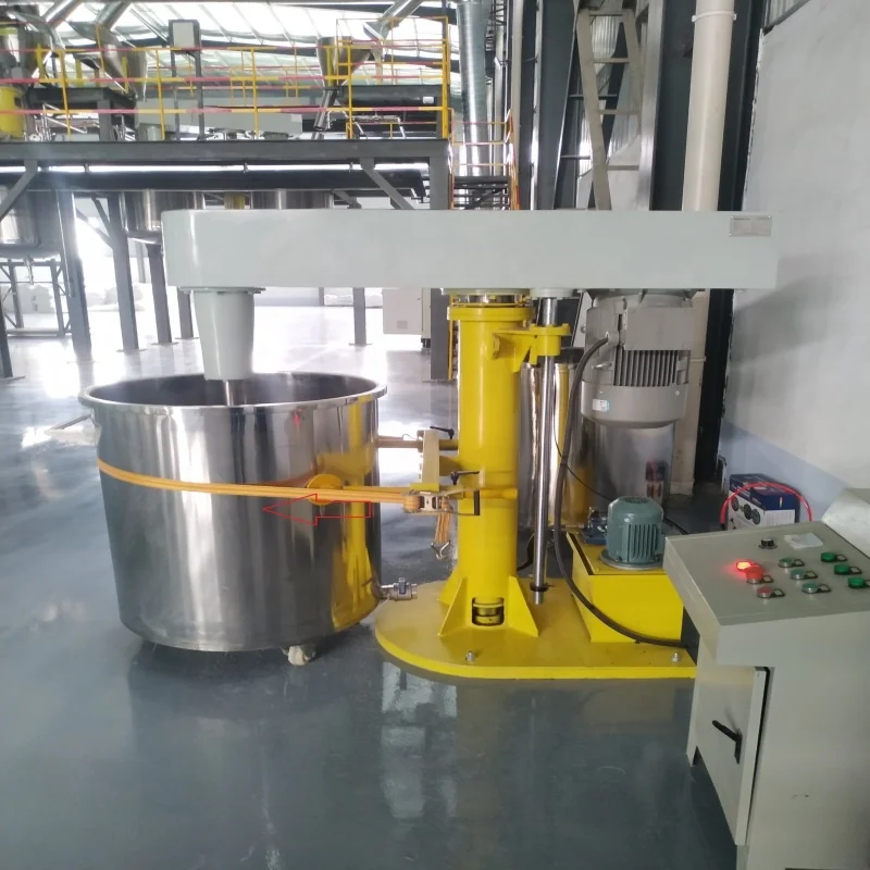 High Speed Dispersing Mixer Machine Disperser With 304 Stainless Steel Mixing Tank For Paint Ink Coating Industry