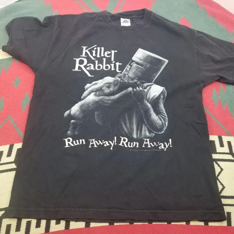 

Vintage Distressed Monty Python Äúkiller Rabbit Äù T Shirt L