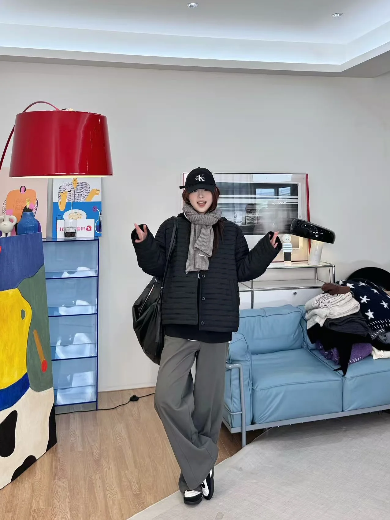 

Женская пуховая куртка JINGU: теплая, в полоску, с круглым вырезом, однотонная, с длинными рукавами, простой фасон, зимняя верхняя одежда