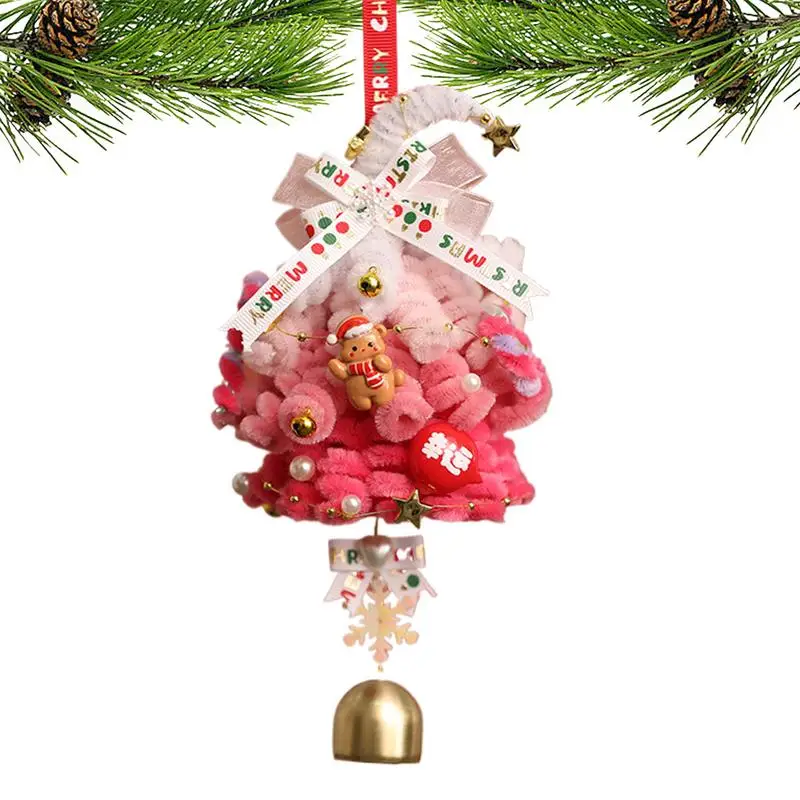 

Christmas Tree Ornaments Christmas Tree Shape Car Interior Pendant Decorative Christmas Tree Ornaments Pipe Cleaners Car