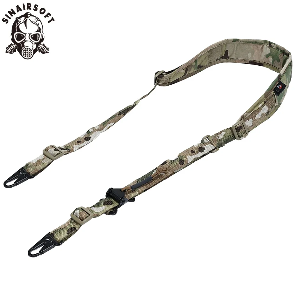 Tactical Modular Rifle Sling Strap Removable 2 Point / 1 Point 2.25\