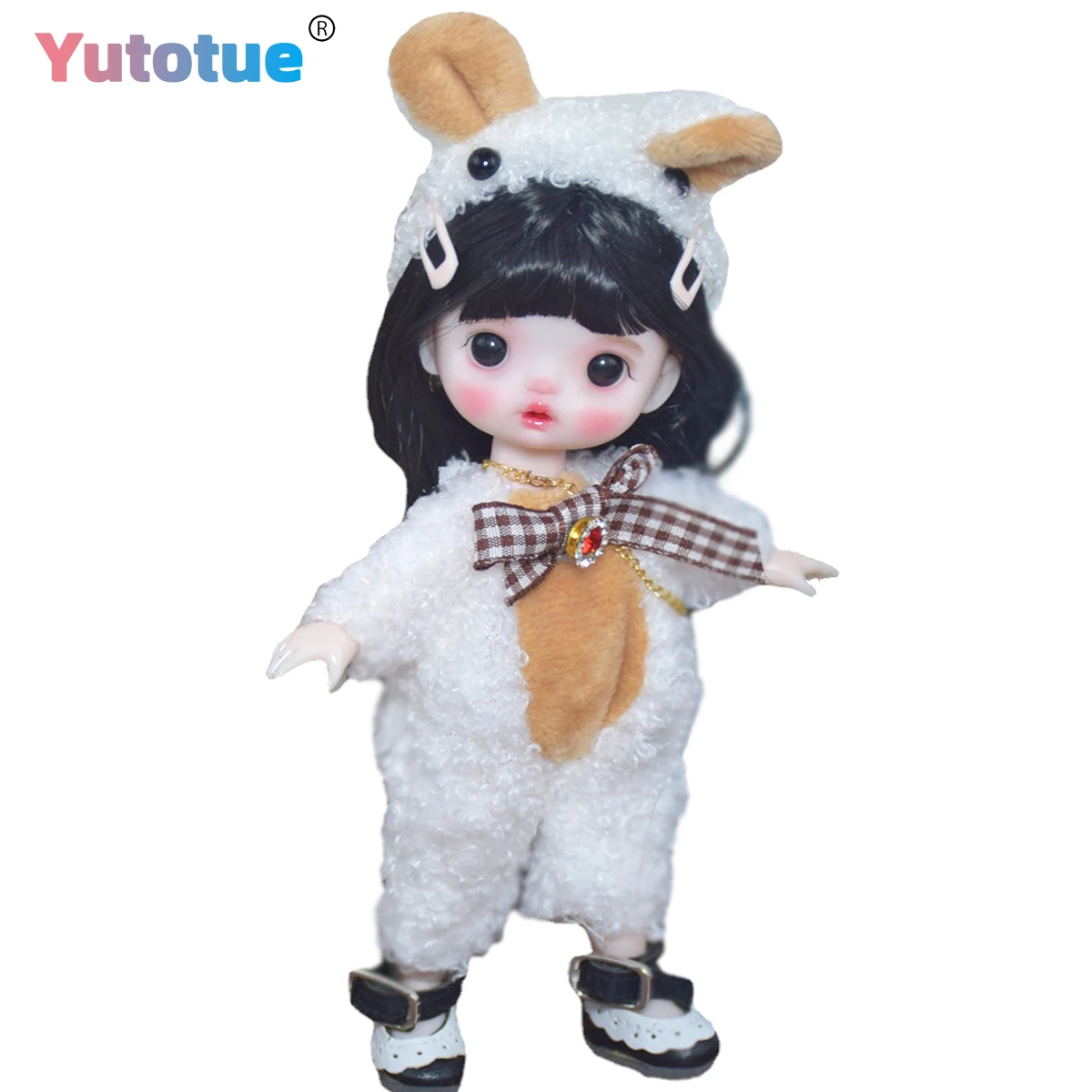 YUTOTUE Mini 6 inch Height Doll Kids Toy Full Set including Clothes Shoes Makeup Cute Girl Doll Kids Gift